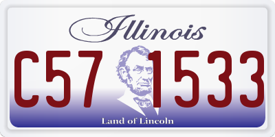 IL license plate C571533