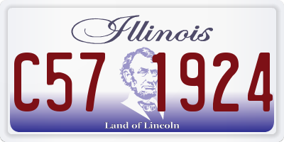 IL license plate C571924