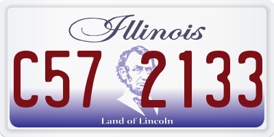 IL license plate C572133