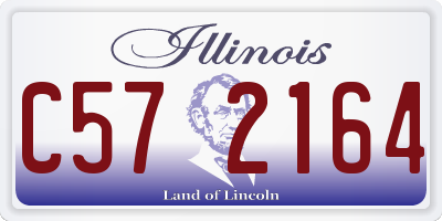 IL license plate C572164