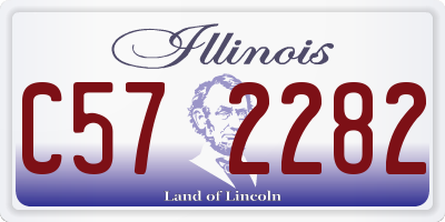IL license plate C572282