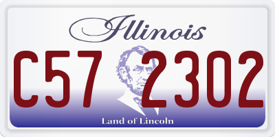 IL license plate C572302
