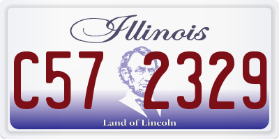 IL license plate C572329