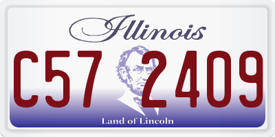 IL license plate C572409