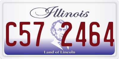 IL license plate C572464