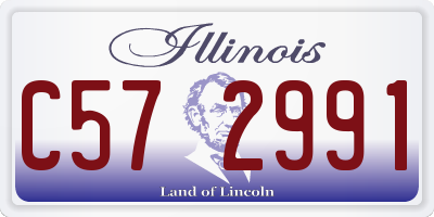 IL license plate C572991