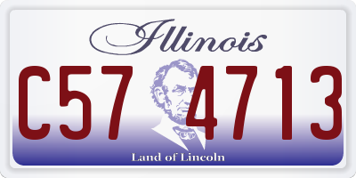 IL license plate C574713