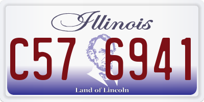 IL license plate C576941