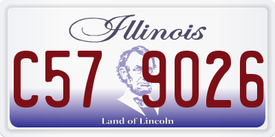IL license plate C579026