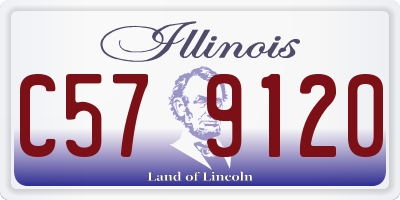 IL license plate C579120