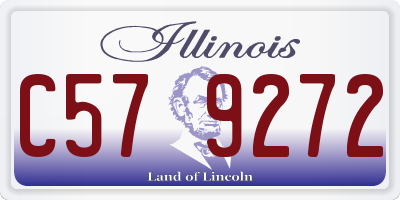 IL license plate C579272