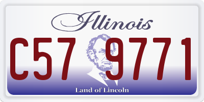IL license plate C579771