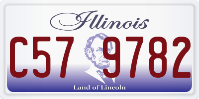 IL license plate C579782