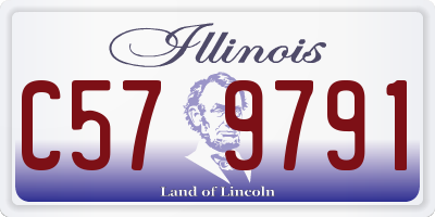 IL license plate C579791