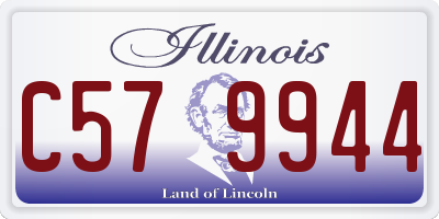 IL license plate C579944