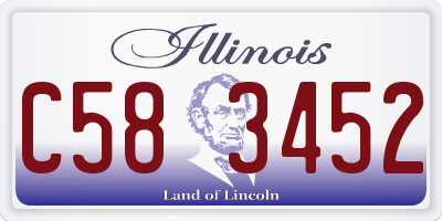 IL license plate C583452
