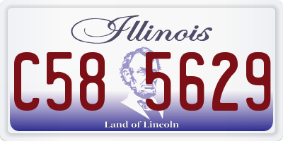 IL license plate C585629