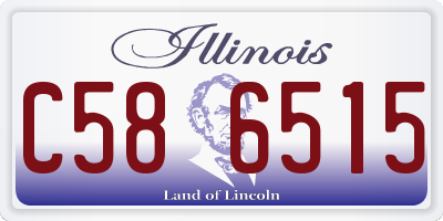 IL license plate C586515