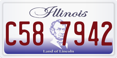 IL license plate C587942
