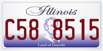 IL license plate C588515