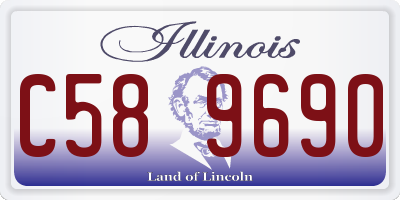 IL license plate C589690