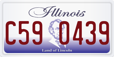 IL license plate C590439