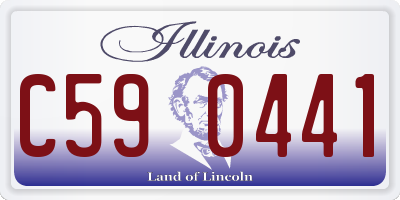 IL license plate C590441