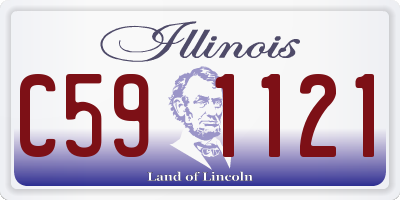 IL license plate C591121