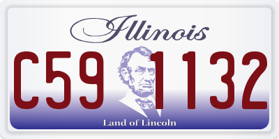 IL license plate C591132
