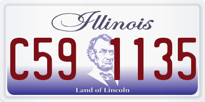 IL license plate C591135