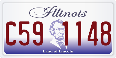 IL license plate C591148