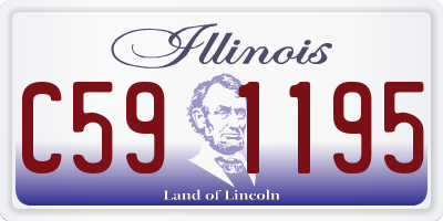 IL license plate C591195