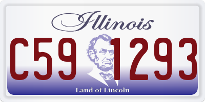 IL license plate C591293