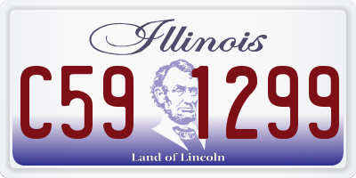 IL license plate C591299