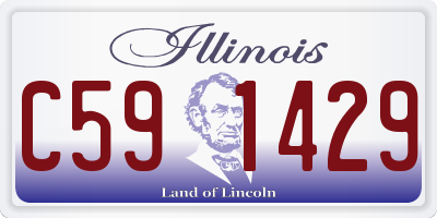 IL license plate C591429