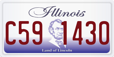 IL license plate C591430
