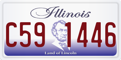 IL license plate C591446