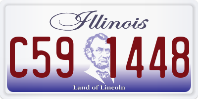 IL license plate C591448