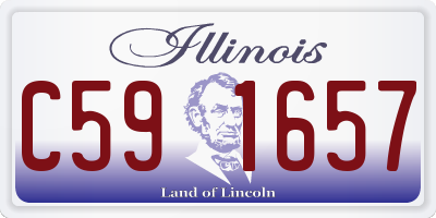 IL license plate C591657
