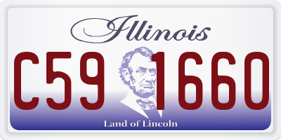 IL license plate C591660