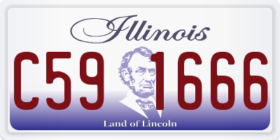 IL license plate C591666