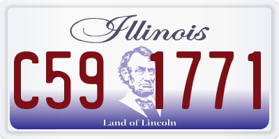 IL license plate C591771