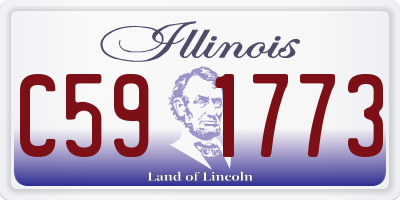 IL license plate C591773