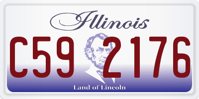 IL license plate C592176