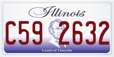 IL license plate C592632