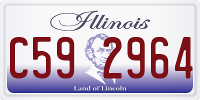 IL license plate C592964