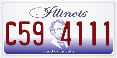 IL license plate C594111
