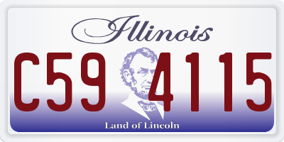 IL license plate C594115