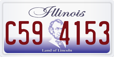 IL license plate C594153