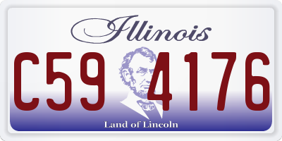 IL license plate C594176